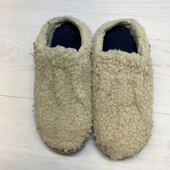 L.L. Bean Size 7 Cozy Slipper Slides Sherpa Pile Fleece Womens Warm Clog - Picture 6 of 9